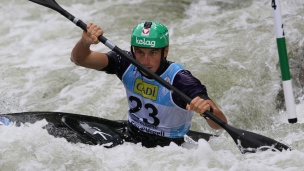 2021 ICF Canoe Kayak Slalom World Cup La Seu D&#039;urgell Spain Mario Leitner