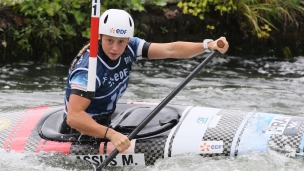 ICF Canoe Slalom World Cup Pau France Marjorie Delassus