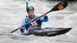 ICF Canoe Slalom World Cup Pau France Martin Halcin