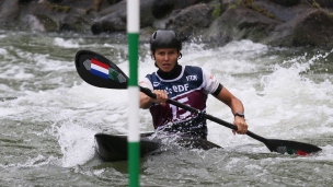 ICF Canoe Slalom World Cup Pau France Martina Wegman