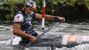 ICF Canoe Slalom World Cup Pau France Matej Benus