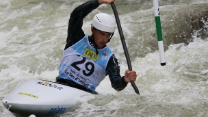 2021 ICF Canoe Kayak Slalom World Cup La Seu D&#039;urgell Spain Mathieu Desnos