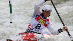 2021 ICF Canoe Kayak Slalom World Cup La Seu D&#039;urgell Spain Minarik Kudejova