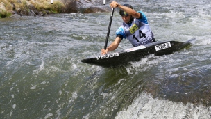 2021 ICF Canoe Kayak Slalom World Cup La Seu D&#039;urgell Spain Miquel Trave