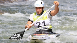 2021 ICF Canoe Kayak Slalom World Cup La Seu D&#039;urgell Spain Miren Lazkano
