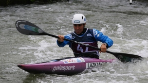 ICF Canoe Slalom World Cup Pau France Miren Lazkano