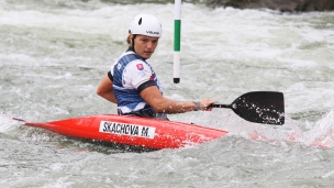 ICF Canoe Slalom World Cup Pau France Monika Skachova