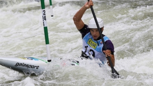 2021 ICF Canoe Kayak Slalom World Cup La Seu D&#039;urgell Spain Niko Testen