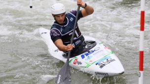 ICF Canoe Slalom World Cup Pau France Niko Testen