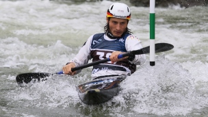 ICF Canoe Slalom World Cup Pau France Noah Hegge