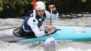 ICF Canoe Slalom World Cup Pau France Noemie Fox