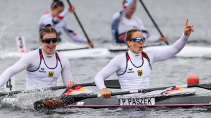 2022 ICF Canoe Sprint &amp; Paracanoe World Cup Poznan Poland Paulina PASZEK Jule HAKE