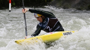 ICF Canoe Slalom World Cup Pau France Peter Kauzer