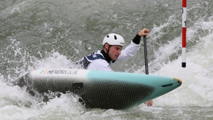 ICF Canoe Slalom World Cup Pau France Robert Hendrick