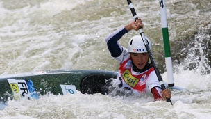 2021 ICF Canoe Kayak Slalom World Cup La Seu D&#039;urgell Spain Romane Prigent