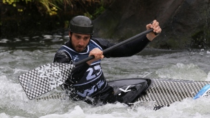 ICF Canoe Slalom World Cup Pau France Sebastian Rossi