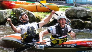 2022 ICF WILDWATER CANOEING WORLD CHAMPIONSHIPS, Treignac France Stephane SANTAMARIA, Quentin DAZEUR