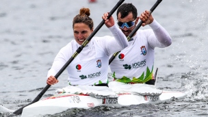 2022 ICF Canoe Sprint &amp; Paracanoe World Cup Poznan Poland Teresa PORTELA, Fernando PIMENTA