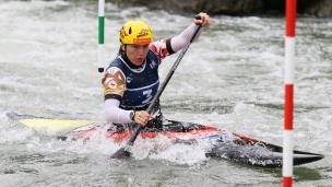 ICF Canoe Slalom World Cup Pau France Tereza Fiserova