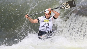 2021 ICF Canoe Kayak Slalom World Cup La Seu D&#039;urgell Spain Timo Trummer