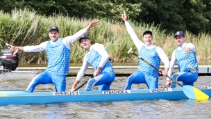 2021 ICF Sprint & Paracanoe World Championships Copenhagen Vitaliy VERGELES, Andrii RYBACHOK, Yurii VANDIUK, Taras MISHCUK