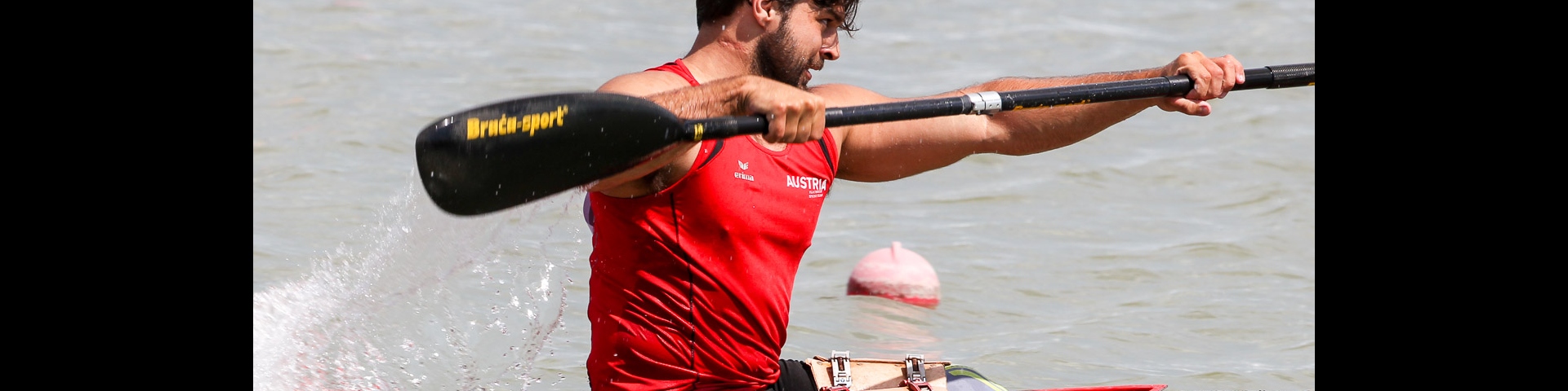Austria's Markus Swoboda competing in the Paracanoe in Szeged Austria Markus Swoboda Paracanoe