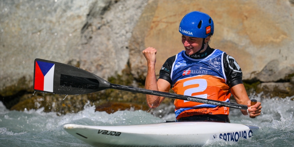 Gabriela Satkova Ivrea 2024 canoe slalom Czechia