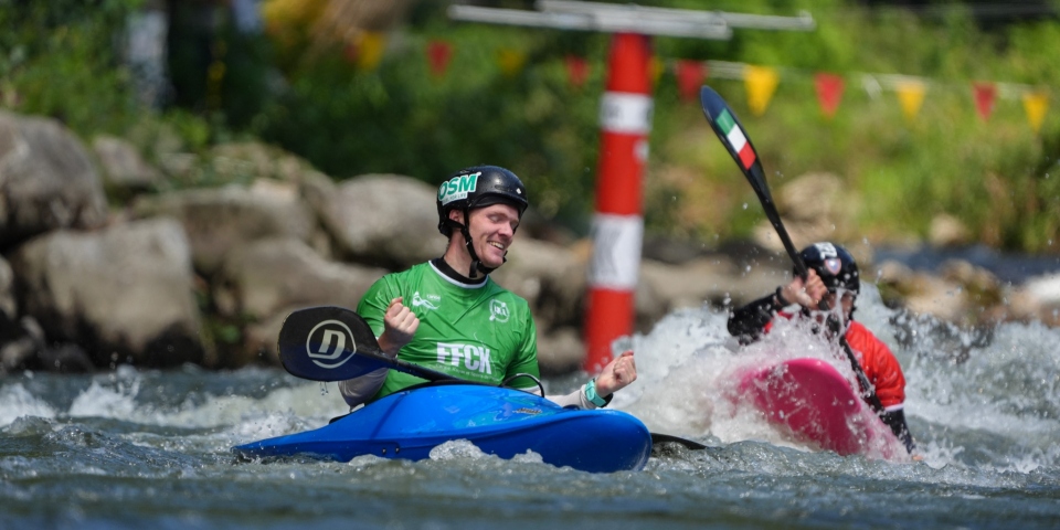 Nicholas Collier New Zealand kayak cross Foix 2025