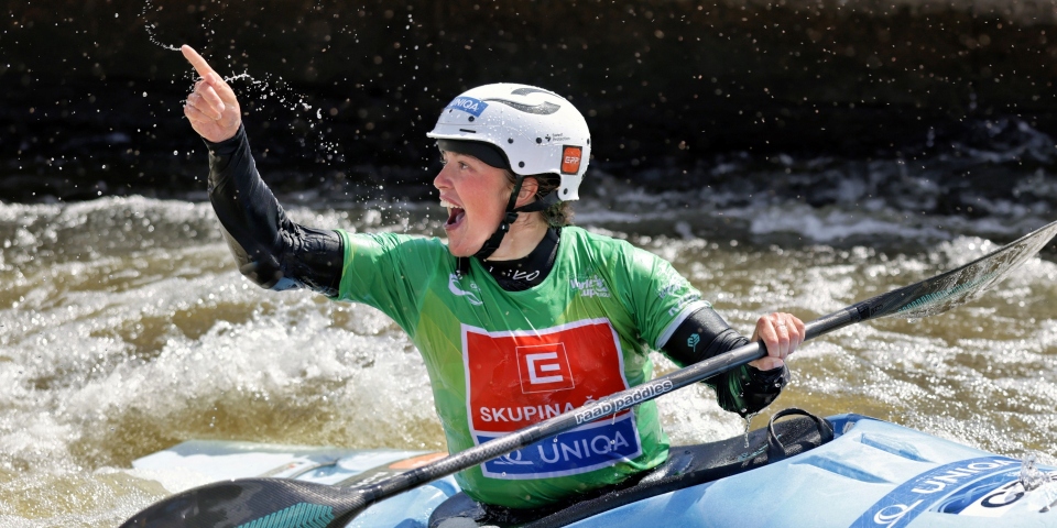 Tereza Kneblova Prague 2025 Czechia kayak cross