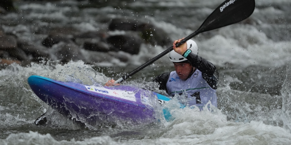 Ziga Lin Hocevar kayak cross Foix 2025