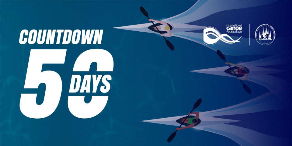 Milan 2025 50 day countdown Canoe Sprint Paracanoe slider