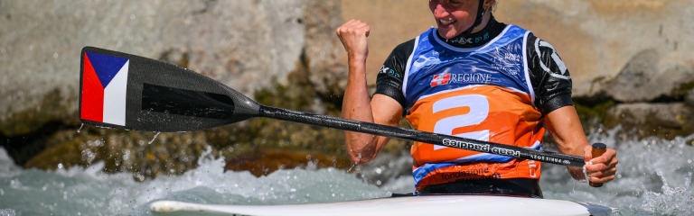 Gabriela Satkova Ivrea 2024 canoe slalom Czechia