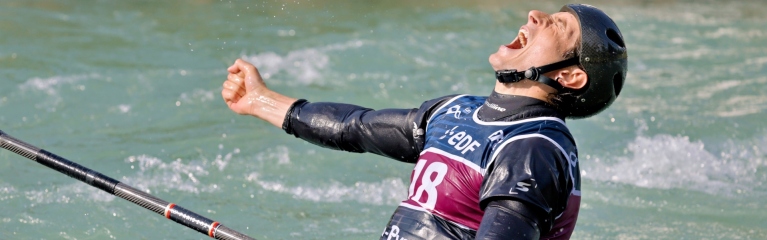 Noah Hegge was fastest in the heats and final in Pau