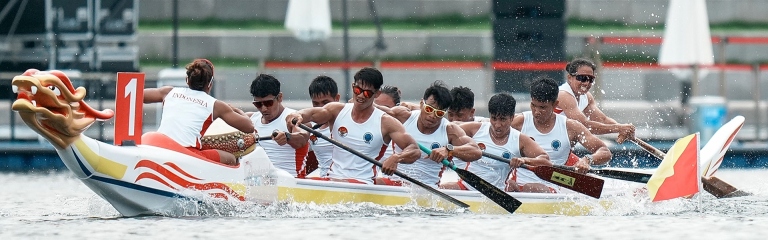 Indonesia won three Dragon Boat gold medals in Chengdu