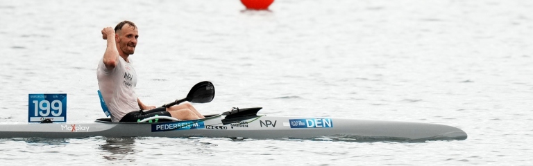 Mads Brandt Pedersen did the K1 double at The World Games 2025 