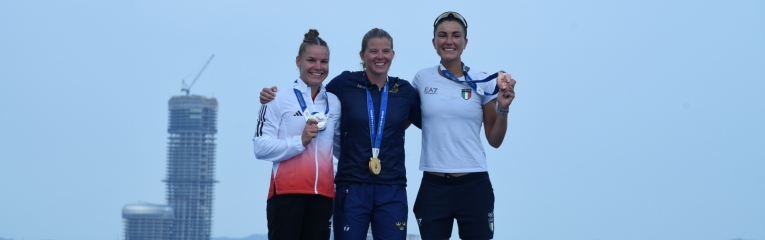Melina Andersson won her first gold medal at The World Games in Chengdu