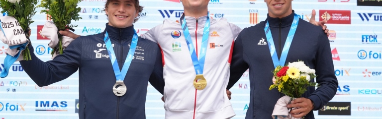 Oier Diaz Spain canoe slalom junior Foix 2025