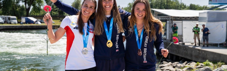 Ottilie Robinson-Shaw canoe freestyle kayak 2025 Plattling gold medal