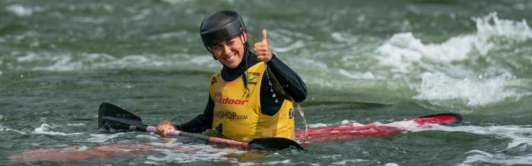 Ottilie Robinson-Shaw canoe freestyle kayak 2025 Plattling squirt
