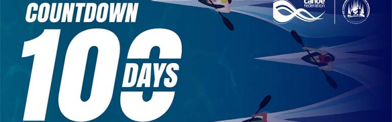 Milan 2025 100 day countdown Canoe Sprint Paracanoe header