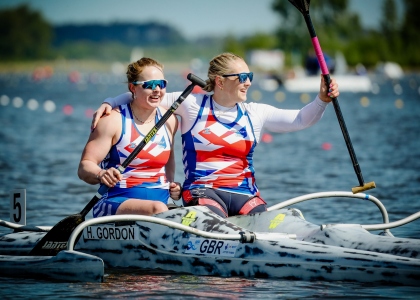 Hope Gordon and Charlotte Henshaw picked up medals Hope Gordon Charlotte Henshaw Great Britain Paracanoe Brandenburg 2026