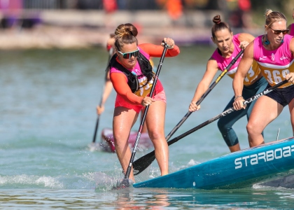 Fiona Wylde USA America 2021 ICF Stand Up Paddling SUP World Championships Balatonfüred Hungary