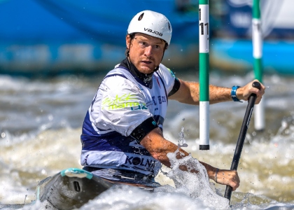 Zachary Lokken won the men's C1 title in Oklahoma