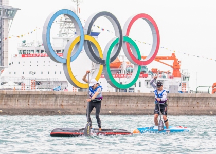 Stand up paddling world championships Qingdao 2019 SUP Hasulto Booth