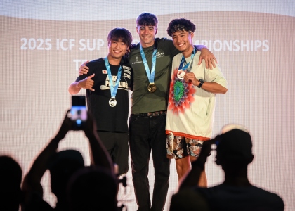 Aaron Sanchez Spain SUP Abu Dhabi 2025 podum