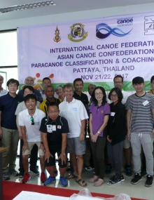Paracanoe classification training Asia Bangkok Thailand