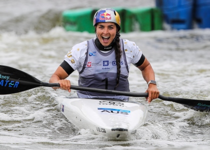 Australia Jessica Fox K1 slalom world cup Krakow 2022