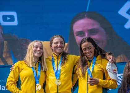 Australia claim gold in dominant display australia women kayak okc