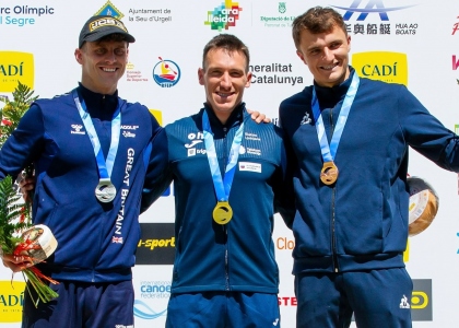 Luka Bozic was thrilled to be back on the podium in La Seu