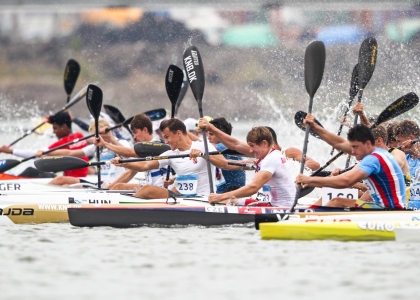 Canoe kayak Marathon start